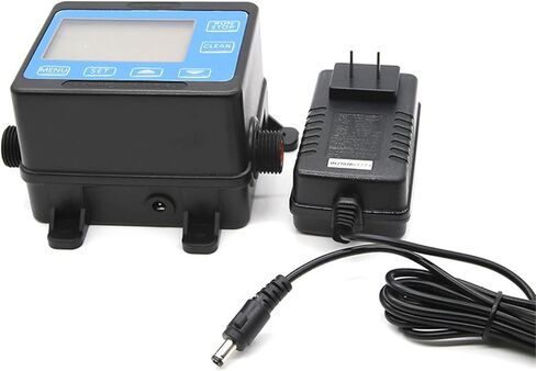 1PCS integrated valve quantitative controller digital display flow meter 4-tube flow counter electronic water meter in Saudi Arabia