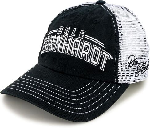 Dale Earnhardt 2025 Big Name Mesh Hat Black/White in Saudi Arabia