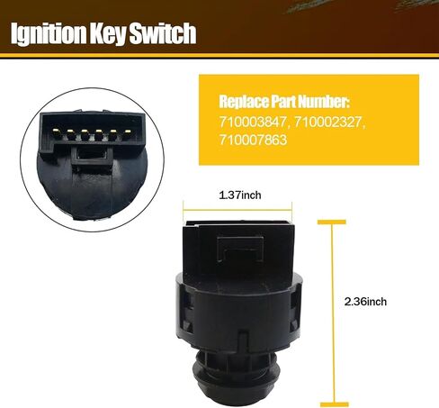 Ignition Key Switch Fit for Can-Am Renegade Outlander Commander Maverick 450 500 570 650 800R 850 1000R Max Replace 710003847 710002327 710007863 in Saudi Arabia