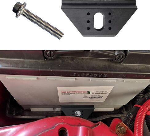 Base Clamp Car Battery Hold Down Kit, Car Accessories Battery Tie Down Bracket with Stainless Steel Bolt Kit, Compatible with Select Buick Chevy GM Models 14005061 (Type A) in Kuwait