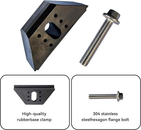 Base Clamp Car Battery Hold Down Kit, Car Accessories Battery Tie Down Bracket with Stainless Steel Bolt Kit, Compatible with Select Buick Chevy GM Models 14005061 (Type A) in Kuwait