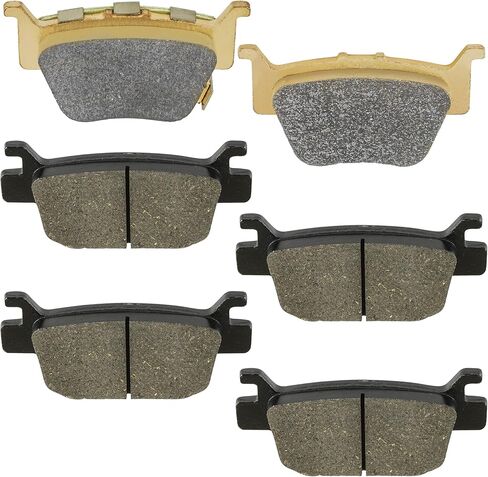 Caltric Rear and Front Left Right Brake Pads Compatible with Honda Rincon 680 TRX680 2006 2007 2008 2009 2010-2023 in Saudi Arabia
