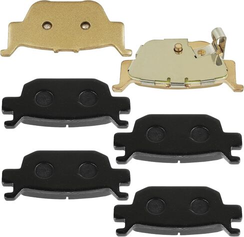 Caltric Rear and Front Left Right Brake Pads Compatible with Honda Rincon 680 TRX680 2006 2007 2008 2009 2010-2023 in Saudi Arabia