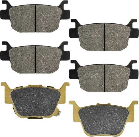 Caltric Rear and Front Left Right Brake Pads Compatible with Honda Rincon 680 TRX680 2006 2007 2008 2009 2010-2023 in Saudi Arabia