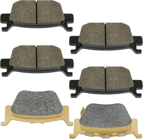 Caltric Rear and Front Left Right Brake Pads Compatible with Honda Rincon 680 TRX680 2006 2007 2008 2009 2010-2023 in Saudi Arabia