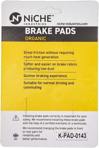 NICHE Brake Pad Set For Kawasaki Teryx KRX4 1000 43082-0196 43082-0197 Complete Semi-Metallic in Saudi Arabia