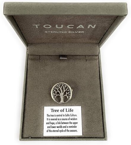 Sterling Silver Tree of Life Brooch Irish Accessories Jewelry Gift in Saudi Arabia