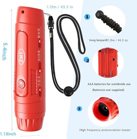 ZHT صافرة إلكترونية للمدربين مع شحن USB، قابلة للتعديل 3 أصوات عالية مختلفة للطوارئ، صافرة للبالغين مع حبل للمعلمين، مدربي الكرة الطائرة in Kuwait