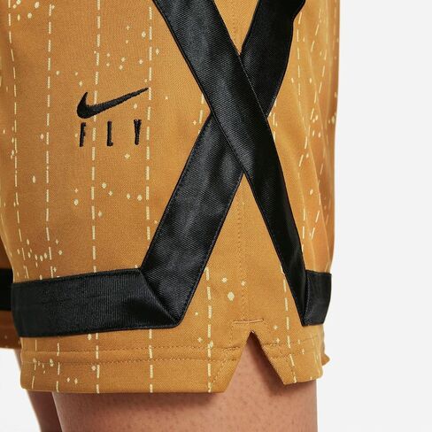 Nike Women's Dri-FIT Swoosh Fly Crossover Striped Basketball Shorts (C(DA6498-712)/B, XX-Large) in Saudi Arabia