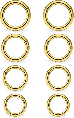 20G 18G 16G 14G 12G 10G Surgical Steel Steel spistrip spottion Rings RIPS RIP RINGS HELIX DAITH TRAGUS Sleeper Body Body Bodich for Women 6mm 8mm 10mm 12mm 16mm 16mm 16mm in Kuwait
