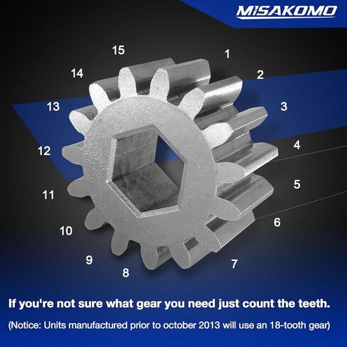 15-Tooth Spur Gear Replacement for Hydraulic/Electric 2" x 2", 2.5" x 2.5", 2" x 3" & 3" x 3" Through Frame Slide-Outs Gear in Kuwait