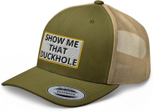 أرني أن حفرة Duckole Funny Trucker Hat منحنية بيل منتصف التاج قابلة للتعديل in Kuwait