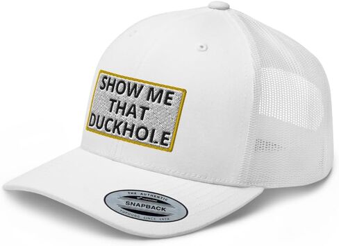 أرني أن حفرة Duckole Funny Trucker Hat منحنية بيل منتصف التاج قابلة للتعديل in Kuwait