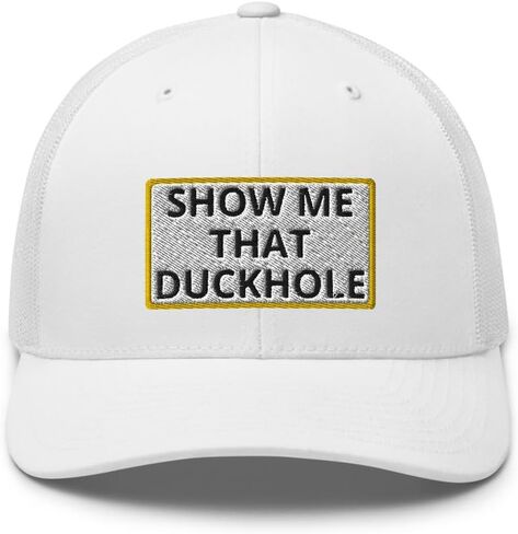 أرني أن حفرة Duckole Funny Trucker Hat منحنية بيل منتصف التاج قابلة للتعديل in Kuwait