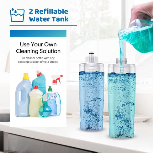 Spray Mops Wet Mops for Floor Cleaning - MEXERRIS Microfiber Dust Mop with 3X Washable Pads Floor Mop with Sprayer Wood Floor Mops Commercial Home Use for Wood Floor Hardwood Laminate Ceramic Tiles in Saudi Arabia