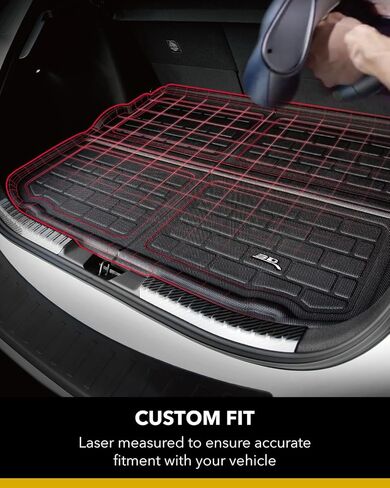 3D Maxpider Custom Fit Kagu Cargo Liner (أسود) متوافق مع Toyota Rav4 Hybrid 2016-2018 - Cargo Liner in Saudi Arabia