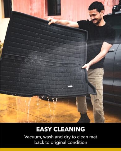3D MAXpider Custom Fit Kagu Foldable Cargo Liner (Black) Compatible with Ford Explorer 2020-2025- Cargo Liner in Saudi Arabia