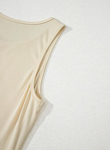 Sidefeel Womens Tank Tops 2025 Summer Sleeveless Crewneck Ribbed Knit Slim Fitted Casual Basic Tees Shirts in Saudi Arabia