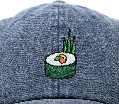 Dalix Sushi Roll المطرزة Maki Cotton Dad Dad Hat Cap Cap القابلة للتعديل in Saudi Arabia