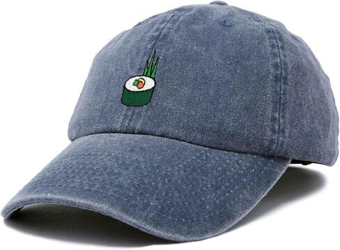 Dalix Sushi Roll المطرزة Maki Cotton Dad Dad Hat Cap Cap القابلة للتعديل in Saudi Arabia