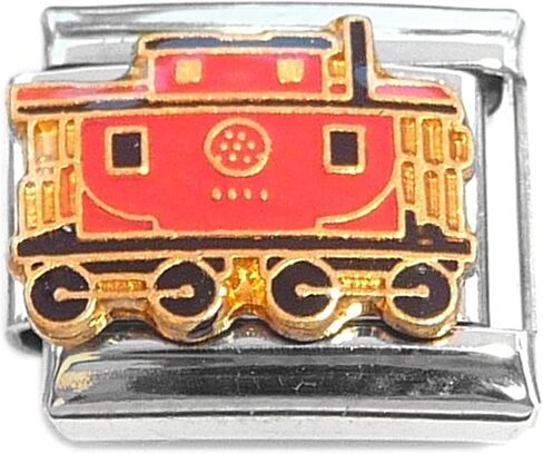 Red Trolley Train Car Italian Charm in Saudi Arabia