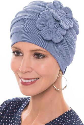 Cardani Buttery Soft Cupro Flapper Turban | Cancer & Chemo Hats Cupro in Saudi Arabia