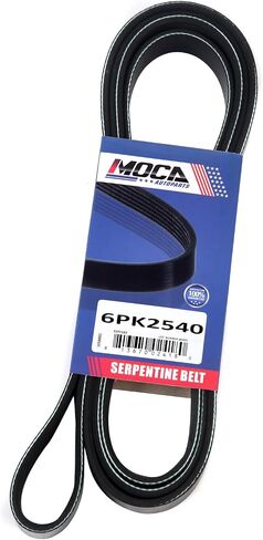 6PK2540 EPDM Serpentine Belt Fit 96-98 for Chevrolet C2500 C3500 & K2500, 90-91 for Dodge Dynasty, 10-12 for Ford F-450 Super Duty, 96-98 for GMC C3500 & K3500, 03-05 for Linclon Aviator in Saudi Arabia