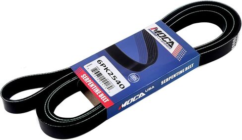 6PK2540 EPDM Serpentine Belt Fit 96-98 for Chevrolet C2500 C3500 & K2500, 90-91 for Dodge Dynasty, 10-12 for Ford F-450 Super Duty, 96-98 for GMC C3500 & K3500, 03-05 for Linclon Aviator in Saudi Arabia