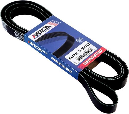 6PK2540 EPDM Serpentine Belt Fit 96-98 for Chevrolet C2500 C3500 & K2500, 90-91 for Dodge Dynasty, 10-12 for Ford F-450 Super Duty, 96-98 for GMC C3500 & K3500, 03-05 for Linclon Aviator in Saudi Arabia