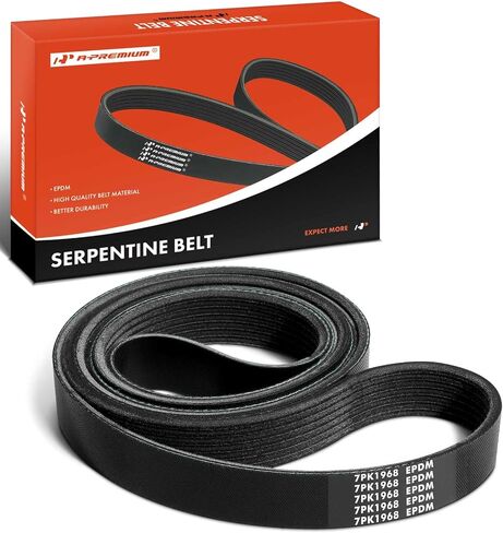 A-Premium Engine Serpentine Drive Belt Compatible with Dodge & Alfa Romeo Cars - Dakota 1992-1996, Ram 1500 1994-1996, Viper 1992-2002, 164 1994-1995, 3.0L 3.9L 5.2L 8.0L in Saudi Arabia