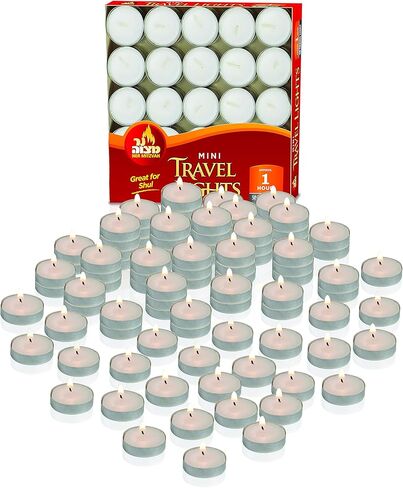 شموع نير ميتزفاه الصغيرة 50 قطعة. in Kuwait