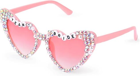 نظارة شمسية للقلب ، نظارات شمس العروس ، وصيفات الشرف ، هدايا القلب ، إكسسوارات حفلات الزفاف in Kuwait