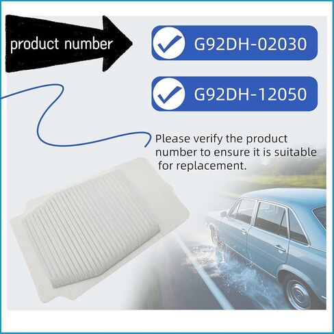 Car Cabin Air Filter Compatible with Toyota Corolla Hybrid 2019-2021,Fit for Levin 2019 HV Battery Cooling Automobiles Filters Wear Parts, Air Filter Screen Replace G92DH-02030 (1pcs black) in Saudi Arabia