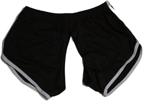 Dance Workout Yoga Shorts Zipper Open Crotch Runing Cotton Pajama Sleep Shorts in Saudi Arabia