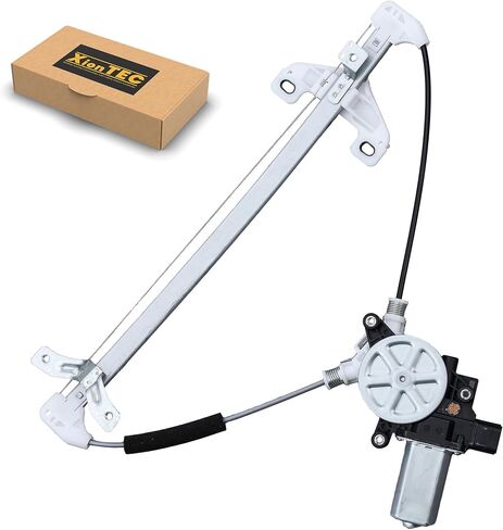 Power Window Regulator with Motor, Front Driver Side, Compatible with Honda Accord 2003 2004 2005 2006 2007 (Sedan 4-Door Only), Replace# 741-306 72250SDAA02 in Kuwait