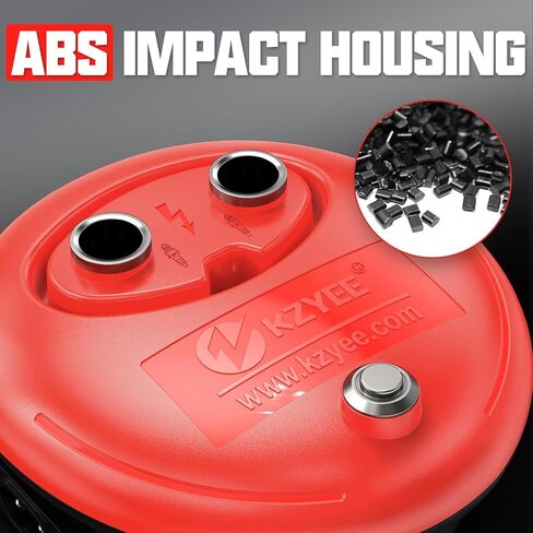 kzyee ks40 scip slug tester ، 0-6000 دورة في الدقيقة قابلة للتعديل تردد العمل ، اختبار لفائف الإشعال المحرك ، أداة اختبار شرارة السيارات/الدراجات النارية ، اختبار ثنائي المنفذ لجميع مقابس شرارة البنزين 12 فولت in Kuwait