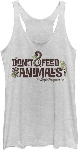 Disney Jungle Cruise Don't Feed Animals Women's Racerback Tank Top in Saudi Arabia