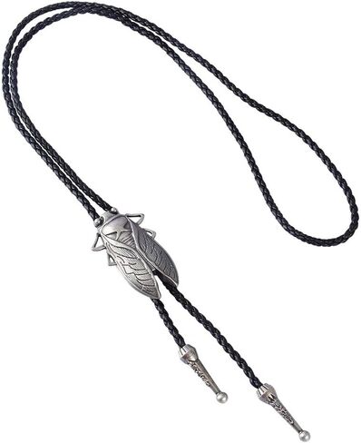 AZORA Native American Western Cowboy Bolo Tie Gold Star Disc Leather Necktie Cord Bola Tie for Women Men in Saudi Arabia