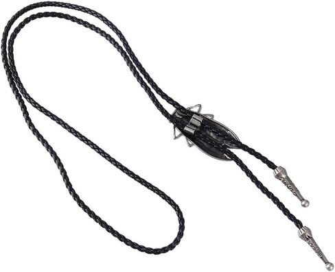 AZORA Native American Western Cowboy Bolo Tie Gold Star Disc Leather Necktie Cord Bola Tie for Women Men in Saudi Arabia
