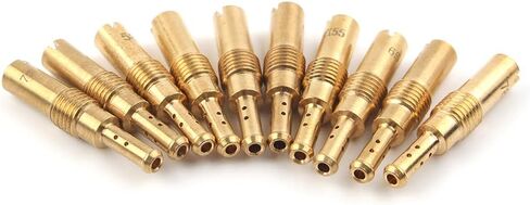 NewsMarts 10 قطع Carbretor Carb Slow Pilot Jet Kit 55 58 60 62 65 68 70 72 75 78 لـ PWK لـ Keihin لـ OKO CVK NSR KSR CARB in Kuwait