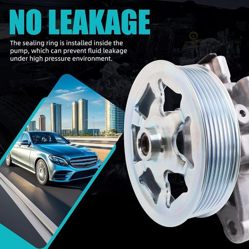 مضخة التوجيه الكهربائية ، مع Pulley & Bracket ، متوافقة مع C300 2011-2012 ، C350 2011 ، E350/E550 2010-2011 ، 3.0L 3.5L 5.5L Flex/Gas استبدال 21541 ، 3281 ، V303779 ، KS01000701 in Kuwait