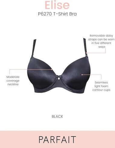 Parfait Elise مريح مريح مصبوب مبطنة كل يوم صدري القميص الأساسي للسلسلة in Kuwait