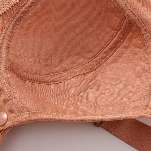 Front Closure Wireless Bras for Womens Plus Size Daisy Bras for Older Women Comfortable Adjustable Everyday Bra in Saudi Arabia
