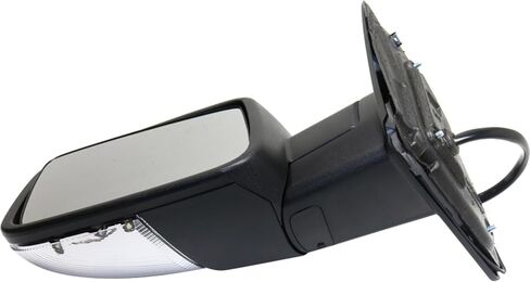 Garage-Pro Driver Side Power Heated Mirror for Ram 1500 2013-2018 Power Fold With Signal Light & Puddle Lamp; Without Blind Spot Monitor & Memory Textured in Saudi Arabia