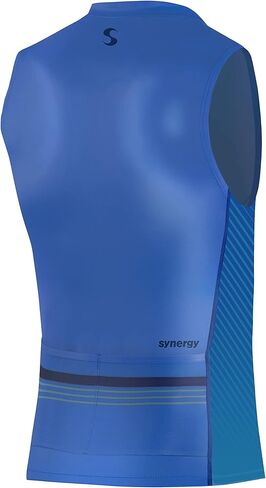 قميص Synergy Race Tri للرجال (أبيض/رمادي، صغير) in Kuwait