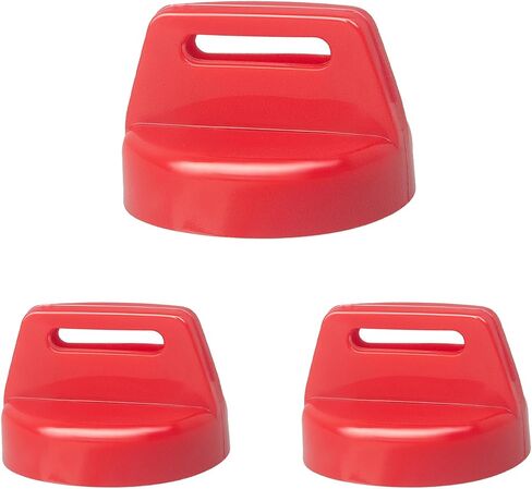 3 Pcs Ignition Key Switch Cover 5433534 5431964 Fit for Polaris Ranger, Brutus, RZR, General, Magnum, Xpress, ACE, Sportsman, Scrambler RZR 800 900 570, Trail Boss, Trail Blazer... (Red) in Saudi Arabia
