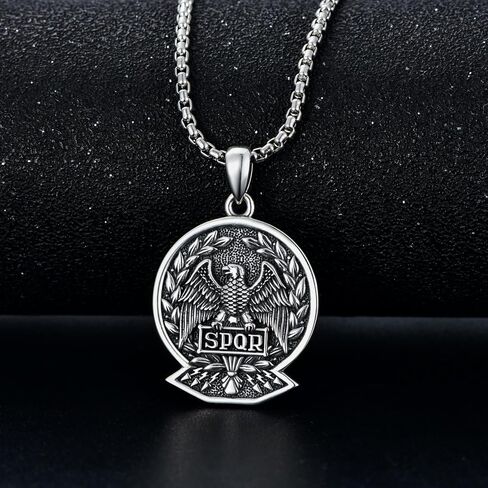 Tiger Necklace for Men 925 Sterling Silver Tiger Eye Pendant Jewelry for Birthday Christmas in Kuwait