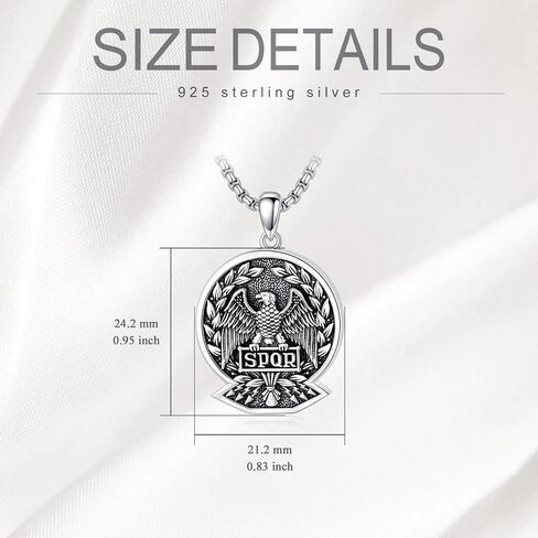 Tiger Necklace for Men 925 Sterling Silver Tiger Eye Pendant Jewelry for Birthday Christmas in Kuwait
