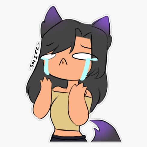 Aphmau Sniff Sticker Vinyl Bumper Sticker Decal Waterproof 5" in Kuwait