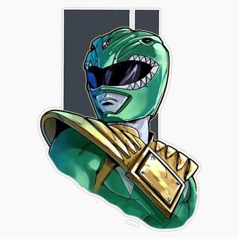Tommy The Green Ranger Sticker Bumper Sticker Vinyl Decal 5" in Saudi Arabia